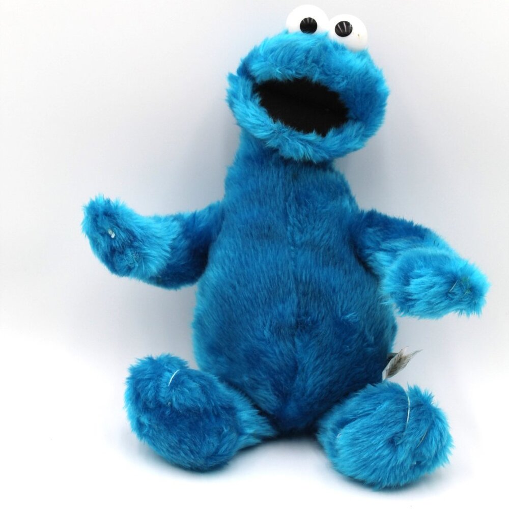 Cookie Monster Sesame Street 13" Plush Stuffed Animal Toy Nanco Vintage 2003